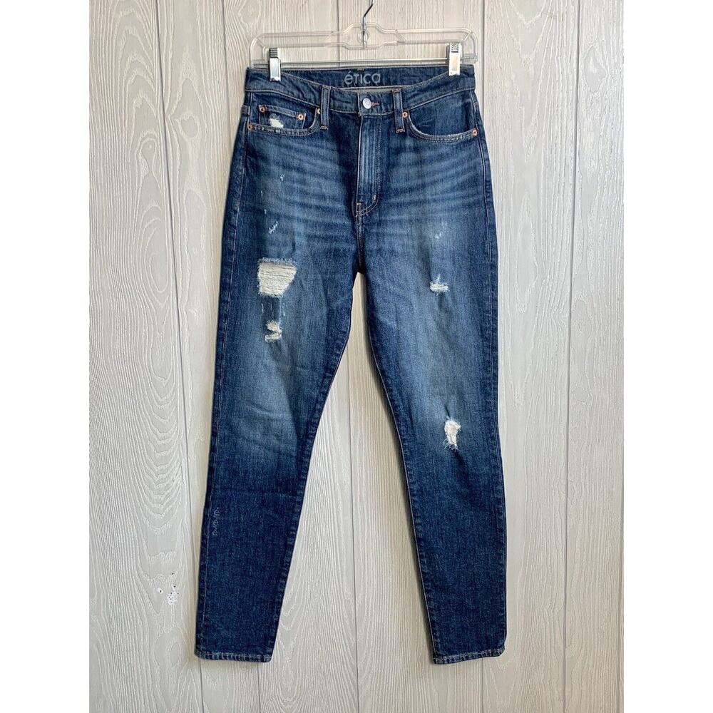 Etica Giselle Mid Rise Skinny Jean Elder Creek Size 26 NWT - Picture 3 of 7
